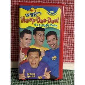 The Wiggles Hoop Dee Doo It's a Wiggly Party VHS 2001 Video Tape Original Songs